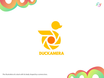 Duck Camera Logo animal bird brand design brand designer camera duck farm lens logo design logo designer logo for sale logo idea logo inspiration logomark logotype photo photography poultry technology zzoe iggi