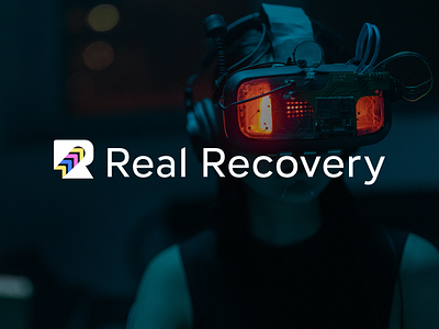 Real Recovery logo best logos brand identity branding colorful logo creative crypto icon lettermark logo logos minimal logo modern r r logo recovery saas startup logo tech vr web3