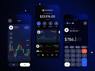 Crypto app concept android app chart coin crypto crypto app crypto design crypto trade crypto trading design ios mobile ui ux wallet wallet design