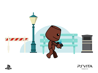 Illustrations for PS Vita character illustration minimal playstation sony vector vita