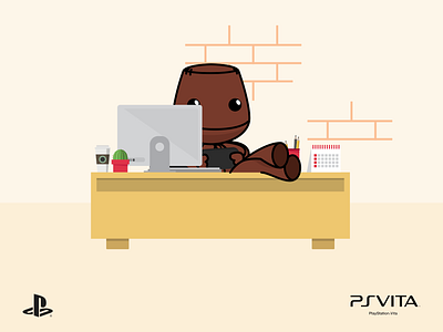 Illustrations for PS Vita character design flat illustration minimal playstation vector