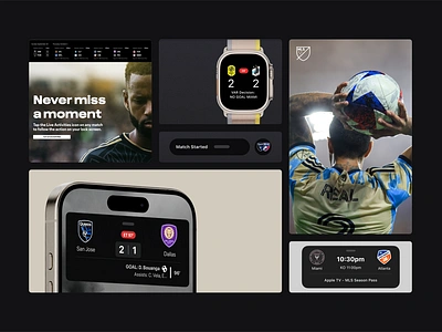 MLS Visuals branding design interface responsive ui ux