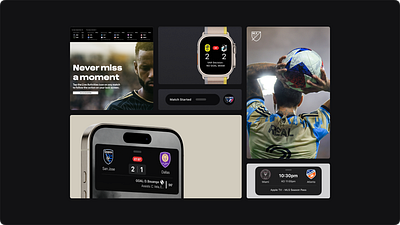 MLS Visuals branding design interface responsive ui ux