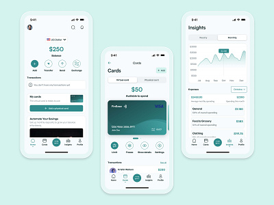 FinEase – Fintech App | UI/UX Design app design banking app design figma fintechapp homepage mobile design product design ui user interface ux web design