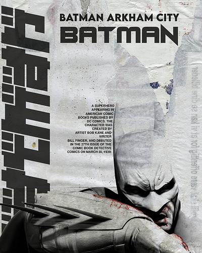 Batman Poster Design poster design