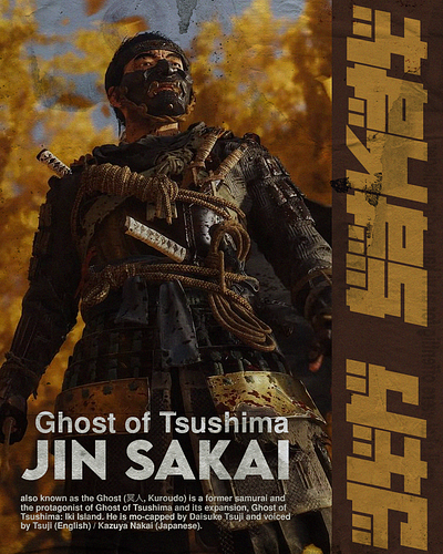 Jin Sakai Poster Design poster design