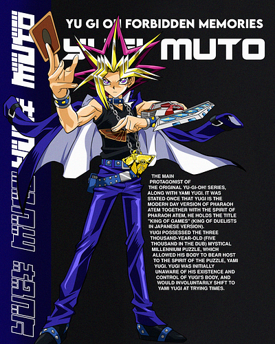 Yugi muto poster design poster design