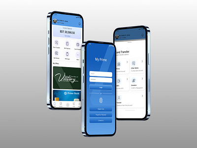 "My Prime" Banking App - Redesign banking app ui mobile app recreat redesign redesign concept ui ux