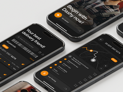 Logistic Mobile App cargo delivery delivery app delivery tracking development logistics mobile app no code no code development nocode package delivery package tracking tracking transport transportation ui ui design ui ux uidesign web design