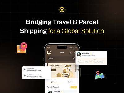 Parcel Delivery - Mobile App Development android app app designs app development delivery app ios app design iphone app ui