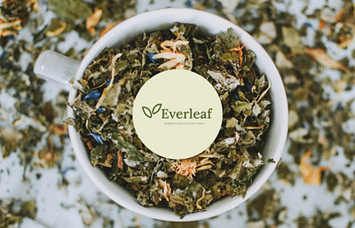 Everleaf Tea Brand Identity branding graphic design