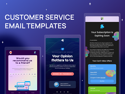 Customer Service Email Templates customer service email email email builder email campaign email design email marketing email newsletter email templates html email marketing newsletter stropo email ux design web design