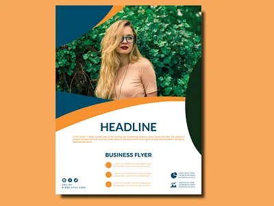 Flyer design packaging design