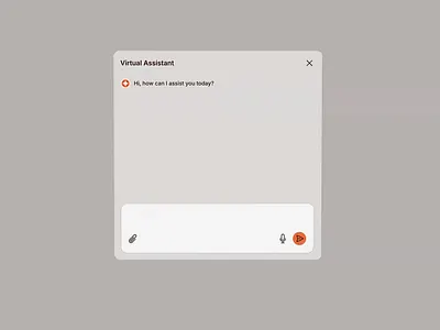 AI Assistant for WebGen360 3d animation animation card chat interface modal motion ui user interface