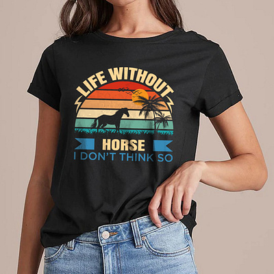 Horse T-shirt Design graphic design nafis fuad pranto rockstar graphic t shirt t shirt design t shirt designer t shirt designs t shirt illustration t shirt mockup t shirts tshirt tshirt design tshirt design ideas tshirtdesign tshirts