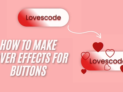 How to Make Hover Effects for Buttons in HTML & CSS css html js landign page project web design website
