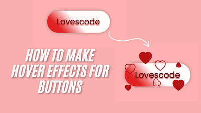 How to Make Hover Effects for Buttons in HTML & CSS css html js landign page project web design website