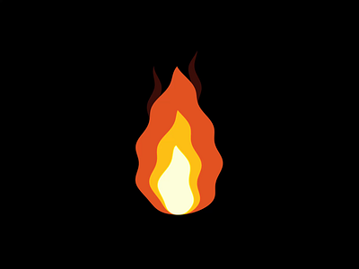 Fire animation aftereffects animation animationchallenge fire