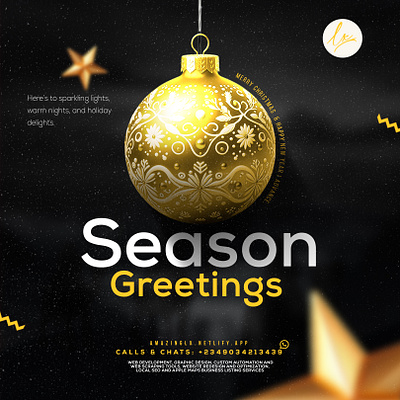 Season Greetings For Social Media christmas flyers graphic design photoshop social media