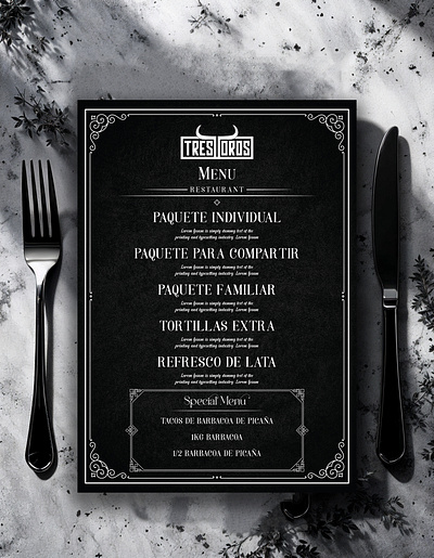 Menu Card 3d branding business branding company design fastfood food logo graphic design illustration logo logo design logo maker logotype menu menu design restaurant restaurant branding restaurant logo social media vector