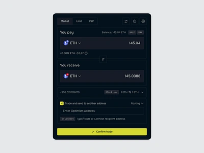 Bridging UI branding bridge crypto currency design transfer ui ux