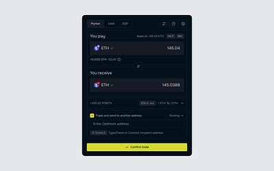 Bridging UI branding bridge crypto currency design transfer ui ux