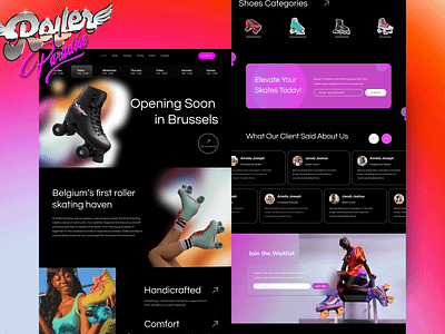 UI Landing Page 3d branding color design gradient graphic design illustration landingpage logo mobileapp ui uiux vector web website