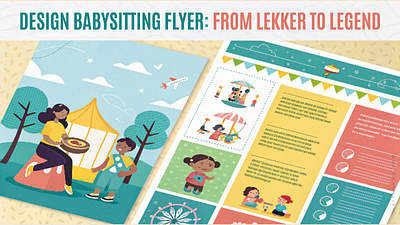 Babysitting Flyer Design: Tips, Templates, & Examples for Mzansi babysitting flyer examples graphic design kids marketing