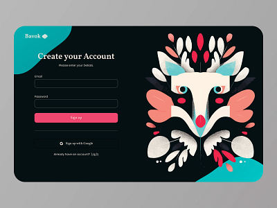 Login & Sign up - Dark Mode | UI/UX Design account branding clean create account dark dark mode design forgot password form illustration interface login form login page product design sign up sign up form ui ux