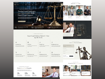 Modern Law firm, lawyer and attorney landing page design attorney landing page clean layout client focused interface design law firm website design lawyer website legal services design legal technology modern design modern law firm professional design responsive design trust building ui ux design user experience web app design website design website designer website developer website development