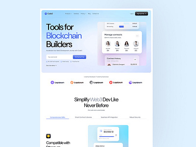 Code3 Landing Page Design figma