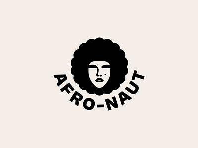 AFRO-NAUT afro afro face afro head afro logo afronaut brand identity face face logo head head logo logo minimal logo modern logo