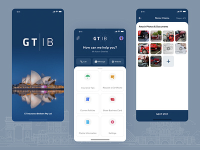GT IB App Design Simplifying Insurance Management brand identity conceptual design innovative ux design material design system figma mobile app uiux design services mvp creation mvp prototype product development roadmap sketchapp ui design inspiration ui design services uiux consulting services uiux design services uiux design system user research ux audit discovery ux design principles ux researcher