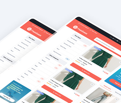 FaasBaas - Ecommerce Website branding design graphic design minimal ui design