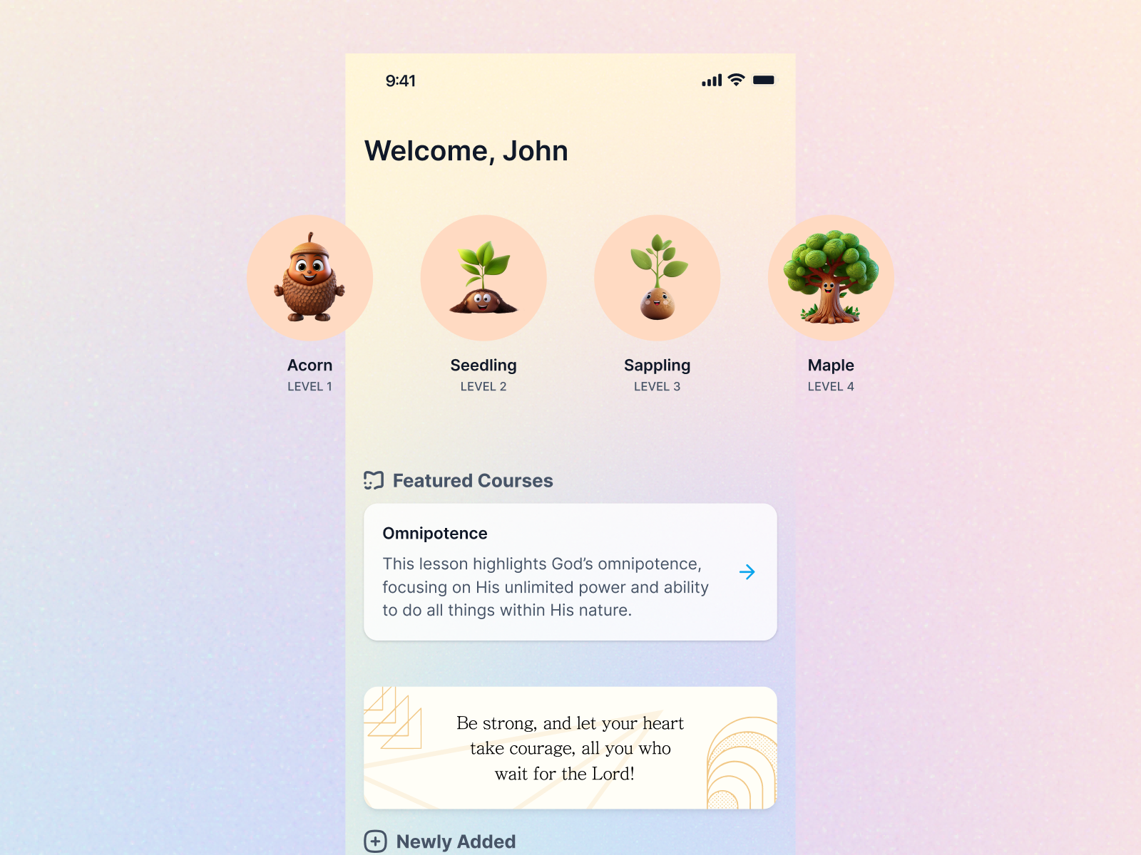 Example of Modern App Design