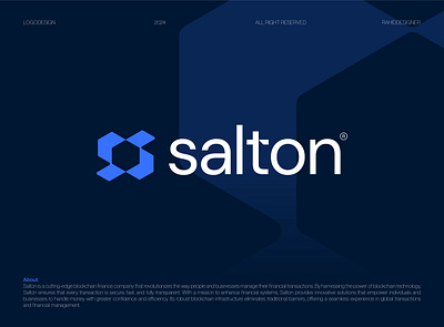 Salton® - Logo design for Blockchain Finance company - S Arrows a b c d e f g h i j k l arrows banking logo branding creative logo design direction logo fintech logo icon logo logo design logotype m n o p q r s t u v w x y z modern logo money transfer logo moving logo s arrow symbol tech logo technology logo