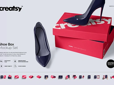 Shoe Box Mockup Set box mockup mock mock up mockup mockups print printable printing shoe box mockup shoe box mockup set template up