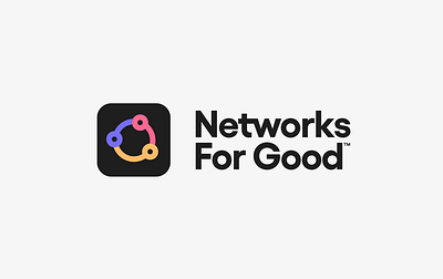 Networks for Good Logo animation branding circles colorful connection design graphic design logo networking social networking