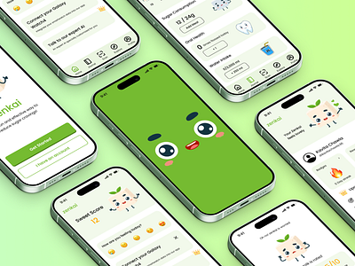 Zenkai - Sugar Management App app app design duolingo healthcare app sugar sugar control sugar craving app sugar management ui ux