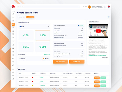 Web3 Dashboard Design for Crypto Loans best dashboard design crypto crypto app crypto dashboard crypto dashboard design crypto loans crypto platform crypto vault crypto wallet crypto website dashboard dashboard design dashboard ui loan loans online loan personal loans vault vault bridge vaults