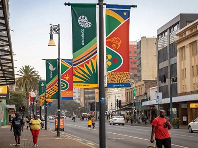 Street Pole Boulevard Banners: South African Design Tips advertising banner advertising print design