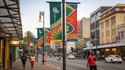 Street Pole Boulevard Banners: South African Design Tips advertising banner advertising print design