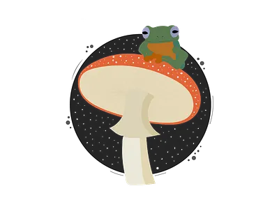 Froggy🐸 frog illustration illustrator nature