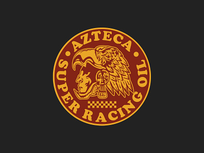 Azteca Super Racing azteca aztex branding design graphic design illustration logo mexico typography vector