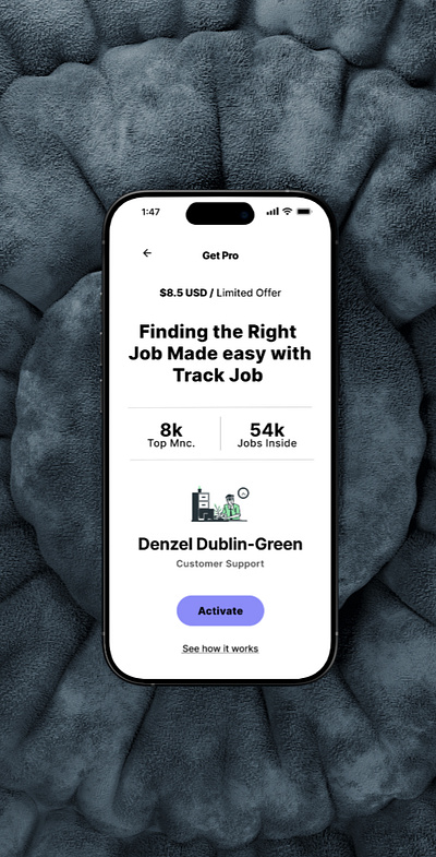 A job tracking mobile app