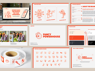 Fancy Powerhouse - Agency Website branding creative direction design figma graphic design illustration logo ui ux webdesign website