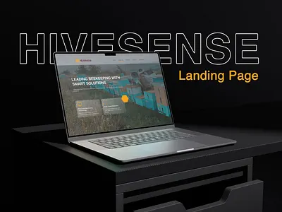 Landing page - Hivesense design graphic design landing landing page ui ui design uiux ux web design webdesign website