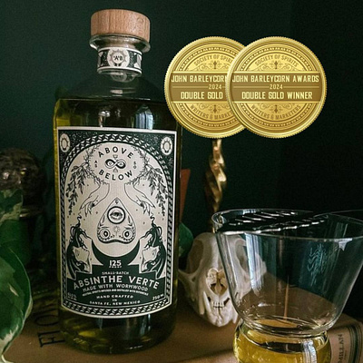 AASB Absinthe Verte Award branding graphic design label design