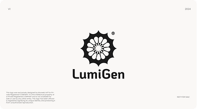 Logo design - LumiGen logo logo designer 2025 logodesign