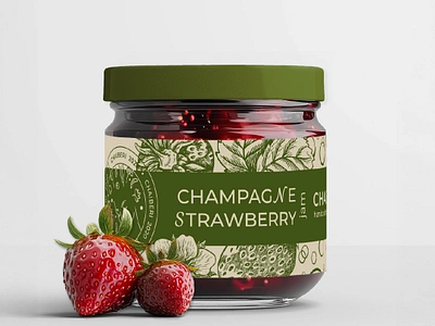 Jam Jar Label design graphic design graphic designer jar labels packaging packaging design